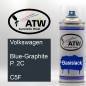 Preview: Volkswagen, Blue-Graphite P. 2C, C5F: 400ml Sprühdose, von ATW Autoteile West.